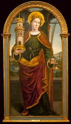 Sainte Barbe - Pintura d
