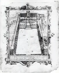 O Tribunal de Belvedere no Vaticano Roma, 1581