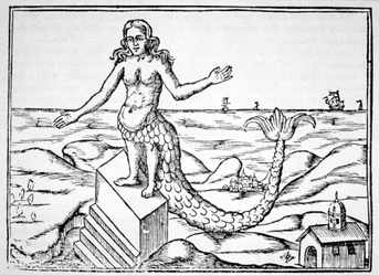 O Dragão da Divindade, cópia de uma ilustração de Édipo Aegyptiacus de Athanasius Kirchner, Roma 1652, usada em uma História da Magia, publicada no final do século XIX
