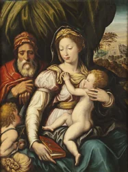 A Sagrada Família com o Infante São João