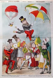 The Wilson Affair em 1887, capa de Le Perroquet