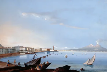 Vista de Santa Lúcia (gouache)
