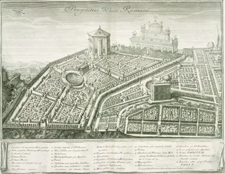 Vista do Jardim Romano, 1772-1784