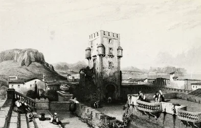 Villa Butera, Bagheria, Sicília, gravura, Itália