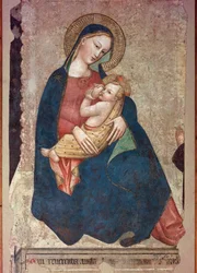 Virgem Maria amamentando Jesus (pintura