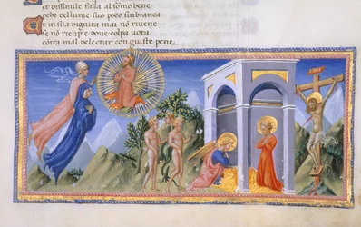 Yates Thompson 36, f.141 O Mistério da Redenção, de 
