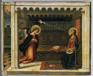 A Anunciação (tempera em cobre)