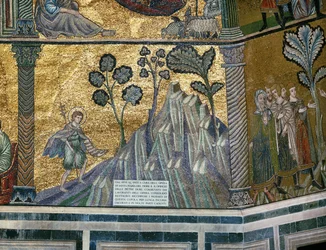 João Batista no deserto (mosaico)