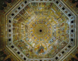 O Batistério, Florença (mosaico)
