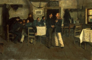 Encontro entre Giuseppe Garibaldi e Giovanni Battista Cuneo em Taganrog, no Mar Negro