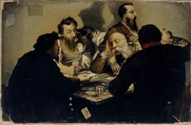 Os Cardsharps, década de 1870