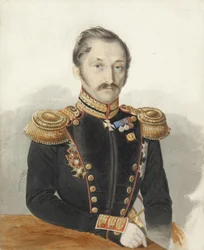 Retrato do general Alexander Danilovich Barley Branch 1818-1861