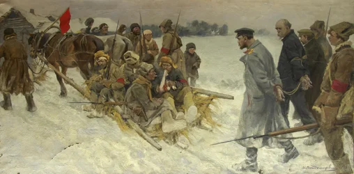 Capturar os espiões da guarda branca, 1919.