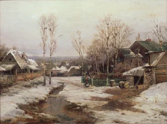 Primavera perto de São Petersburgo, 1896