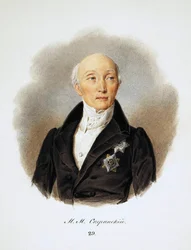 Retrato do Secretário de Estado e reformadores Conde Michail Speransky, 1772-1839, 1839.