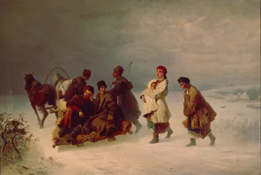Despedida dos recrutas, 1860