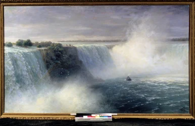 "Les chutes du Niagara" Peinture de Ivan Aivazovski (1817-1900) 1892 Museu Nacional de Arte da República Belorussa, Minsk