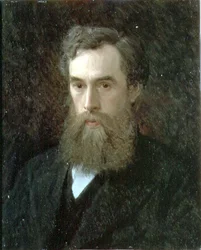 Retrato de Pavel Mikhailovich Tretyakov (1832-98) 1876
