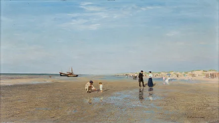 Na praia; Na praia