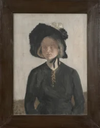 Eva, a esposa do artista