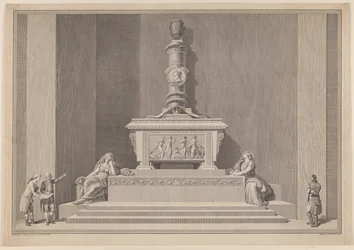 O túmulo de Frederik V na Catedral de Roskilde