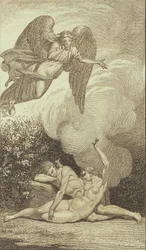 Ilustração para "Adão e Eva" de Ewald. DENTRO