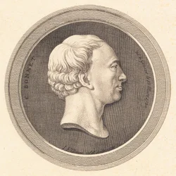 Medalhão de Relevo com retrato de Bonnet
