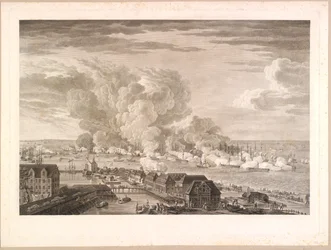 A Batalha de Reden em 2 de abril de 1801