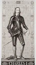 Charles I (1600-49), de "Ilustrações da História Escocesa e Inglesa", Volume I