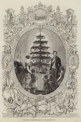 Árvore de Natal no Castelo de Windsor