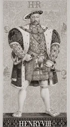 Henrique VIII (1491-1547) de "Ilustrações da História Escocesa e Inglesa", Volume I