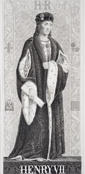 Henry VII (1457-1509) de "Ilustrações da História Escocesa e Inglesa" I