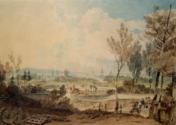 Uma Vista de Oxford do Lado Sul de Headington Hill, 1803-1804