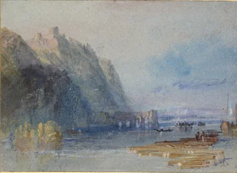 Chateau Hamelin, entre Oudon e Ancenis, c1830
