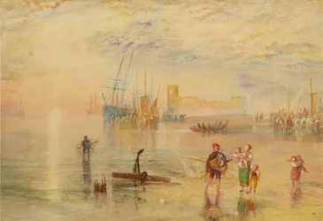 "Castelo de Flint, Gales do Norte", 1834-1838