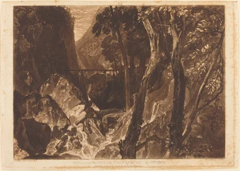 Moinho perto do Grand Chartreuse, publicado em 1816.