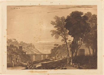 The Bridge and Goats, publicado em 1812.