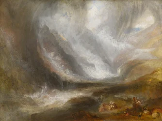 Vale de Aosta: Snowstorm, Avalanche, e Thunderstorm, 183637.