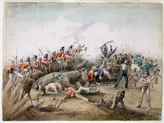 Motim de Eureka Stockade, Ballarat, Austrália, 1854