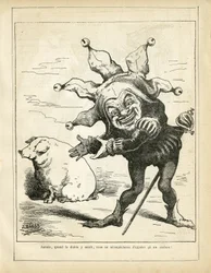 Ilustração de J. Blass" (1847-1892) em Le Triboulet