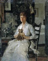 Retrato de uma senhora com um cão (Anna Baker Weir)