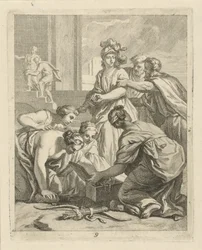 Aquiles e as filhas de Lycomedes
Cenas da vida de Aquiles (título da série)
Vitam et mortem Achilli (título da série)