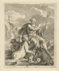 Seascape com Thetis e Netuno Cenas da Vida de Aquiles (título da série) Vitam et mortem achilli (título da série)