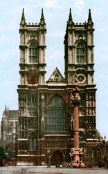 Abadia de Westminster, Londres, início do século XX.