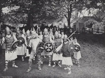 O concurso de Sherborne, ataque dos dinamarqueses