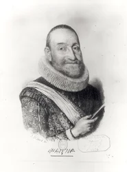 Retrato de Theodore Agrippa d&39;Aubigne (1552-1630)