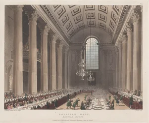 Salão Egípcio, Mansion House, 1º de janeiro de 1809., 1º de janeiro de 1809.