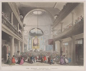 A Capela Católica Romana, Lincolns Inn Fields, 1º de abril de 1808., 1º de abril de 1808.