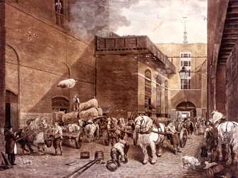 The Hour Glass Brewery, Londres, 1821