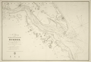 Estudo da entrada do rio Humber efectuado pelo comandante Williamm Hewett, R.N. por ordem dos Lordes Comissários do Almirantado 1828